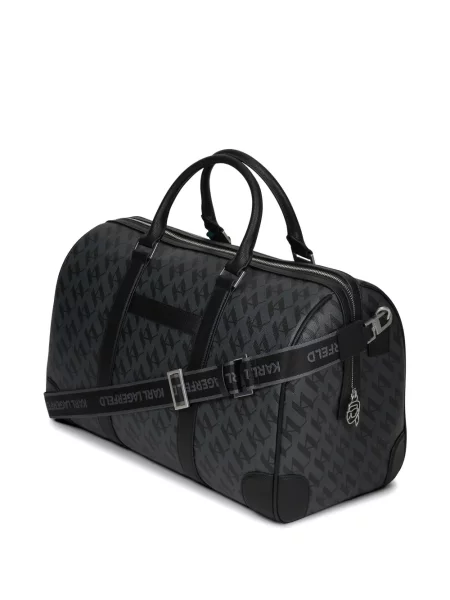 Geantă Karl Lagerfeld K/Monogram gri