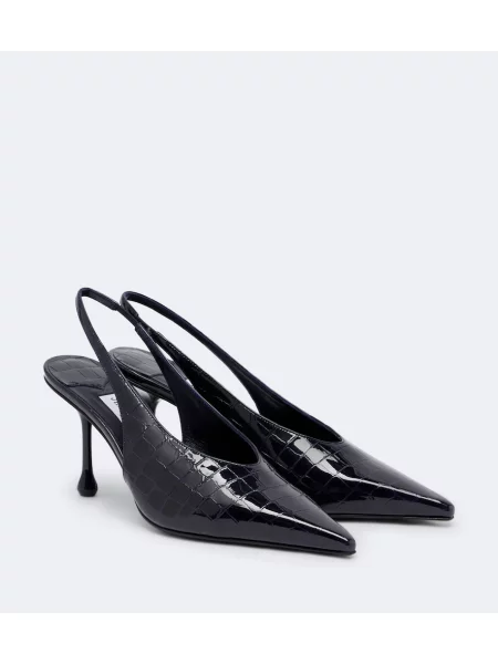Pantofi cu toc Jimmy Choo din piele slingback negru