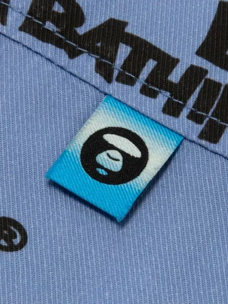 Cămașă Aape By A Bathing Ape cu imagine gri