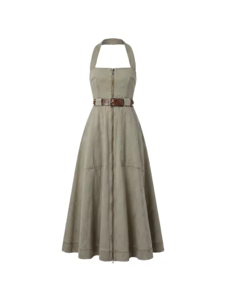 Rochie midi Nicholas verde