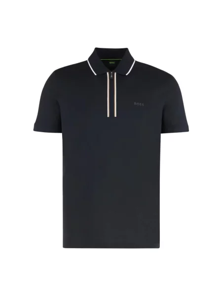 Koszulka polo Boss niebieska