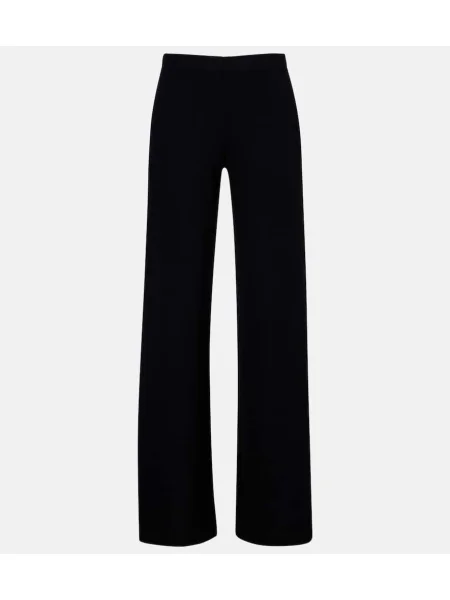 Pantaloni Leset din jerseu negru