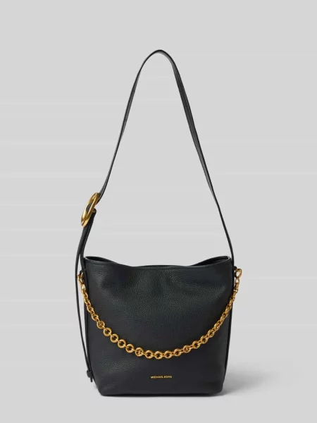 Torebka z naturalnej skóry model Nolita' Michael Michael Kors czarna