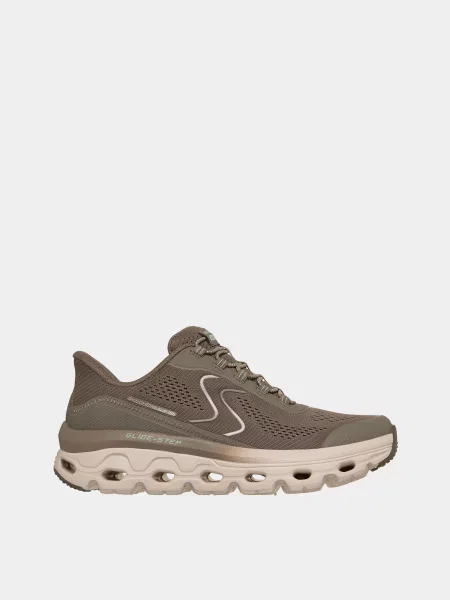 Кросівки повсякденні Skechers GLIDE-STEP SOLE текстиль/штучна шкіра коричневий