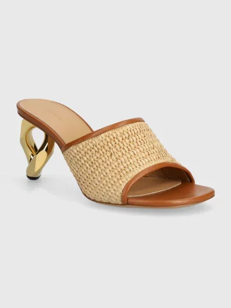 Чехли JW Anderson Raffia Sandal бежово