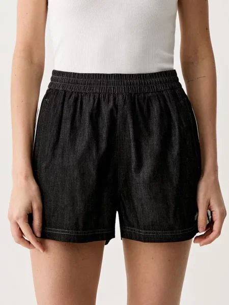 Adidas Originals pantaloni scurți pentru femei din negru