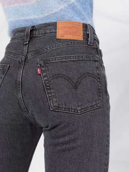 Rastezanje ošišano traperice Levi's® crna