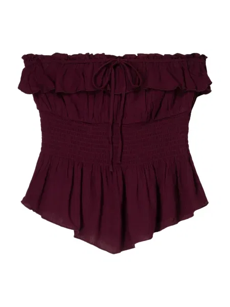 Felső Bershka borvörös