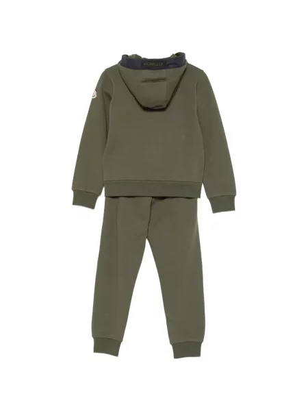 Bluza polarowa dziecięca Moncler Enfant zielona
