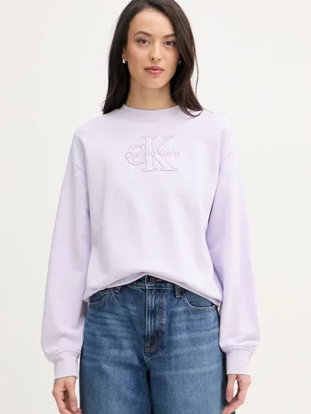 Calvin Klein Jeans Bluză Roz violet