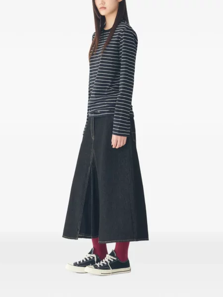 Fustă din denim Tomboy negru