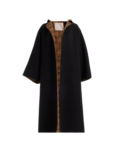 Reversibil palton Elie Saab negru
