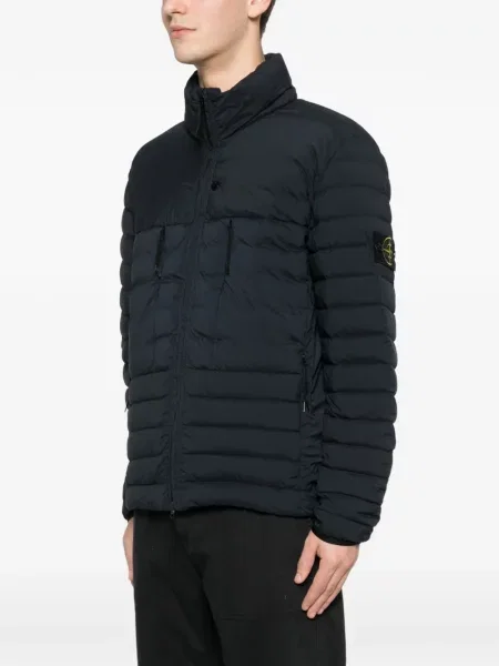 Geacă Stone Island cu strasuri albastru
