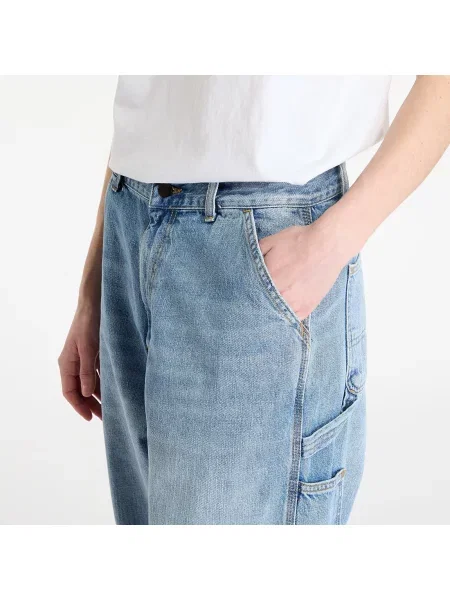 Παντελόνια Carhartt WIP W Brandon Single Knee Pant Blue Burst Washed L μπλε