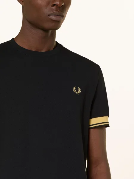 Fred Perry Tričko / tmavě žlutá černá