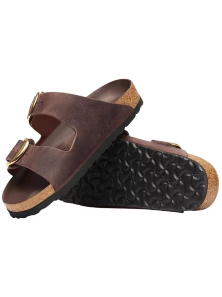 Pantofi Birkenstock cu cataramă maro