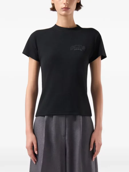 Tricou Gcds cu broderie negru