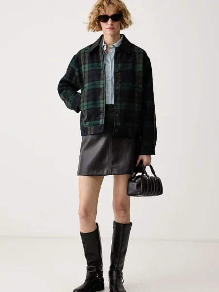 A.P.C. коротка куртка з вовною blouson anna