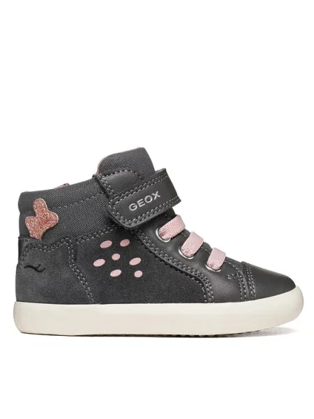 Geox Αθλητικά B Gisli Girl M Σκούρο γκρι