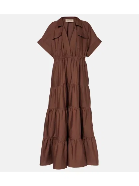 Sukienka koszulowa Adriana Degreas garniturowa czerwona