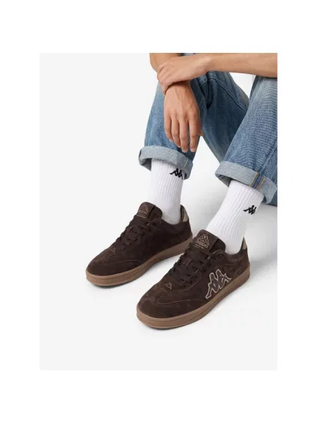 Sneakersy Kappa brązowe