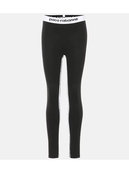 Leggings Paco Rabanne negru