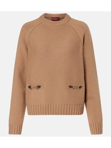 Pulover Gucci de lână bej
