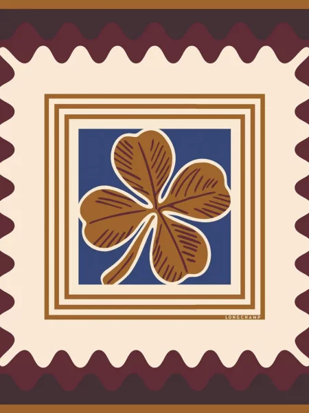 Fular Longchamp roșu