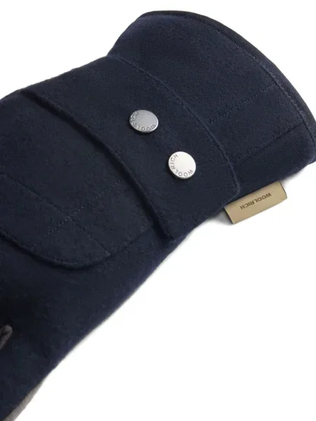 Mănuși Woolrich de lână albastru