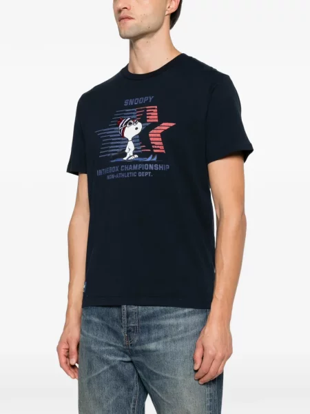 Tricou In The Box cu imagine albastru