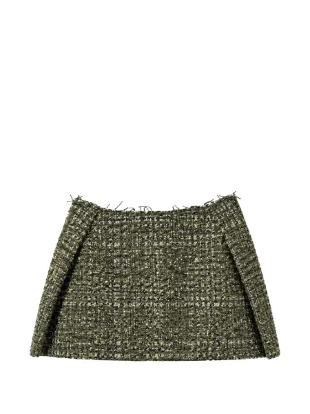 Fustă Iro din tweed verde