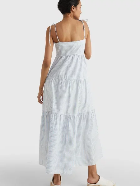 Смугастий сарафан Tommy Hilfiger багатоярусний