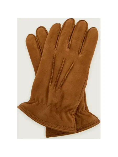 UGG Mănuși 3 POINT | piele întoarsă bej