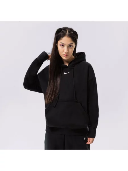 Nike Bluza Z Kapturem W Nsw Phnx Flc Os czarna