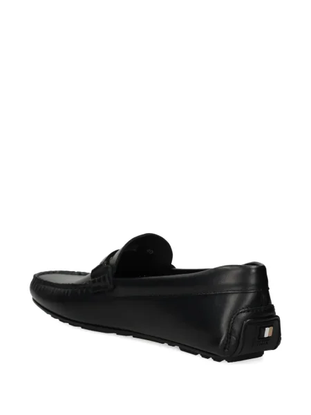 Pantofi loafer Boss din piele negru