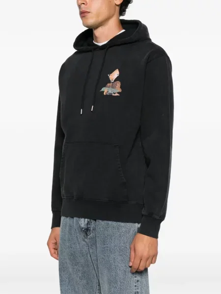 Hoodie Drôle De Monsieur με κορδόνι μαύρο