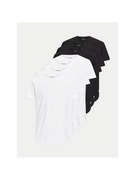 Ilgas polo marškinėliai Jack & Jones balta