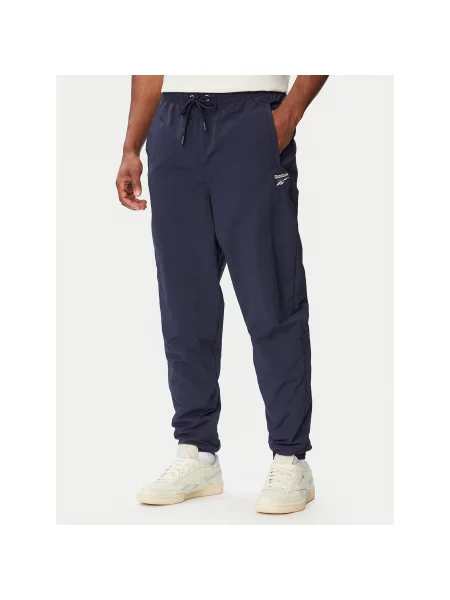 Reebok Spodnji del trenirke Mieszko Mornarsko Regular Fit modra