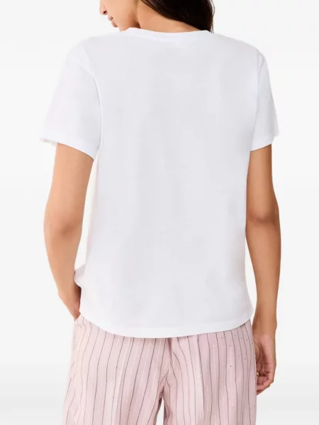 Scurt tricou Pennyblack cu imagine alb