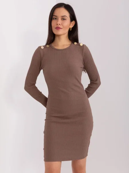 Rochie Fashionhunters de costum maro