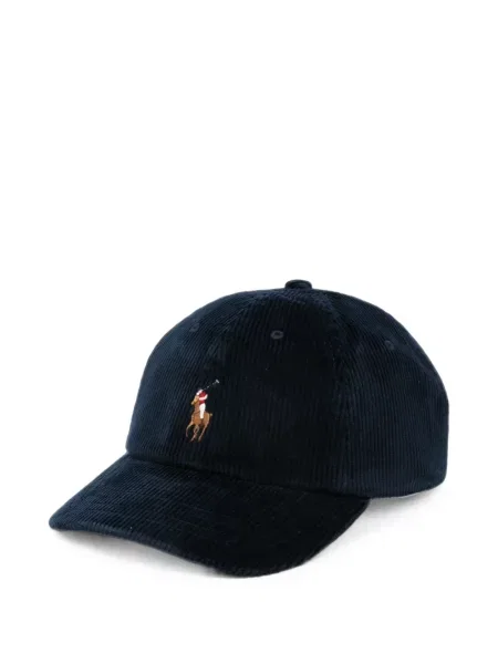 Șapcă Polo Ralph Lauren cu broderie de catifea cord maro