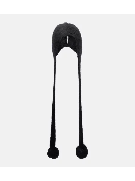 Căciulă Acne Studios de lână negru