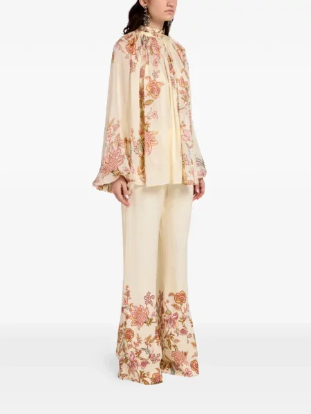 Bluzka Hemant And Nandita w kwiatki z nadrukiem