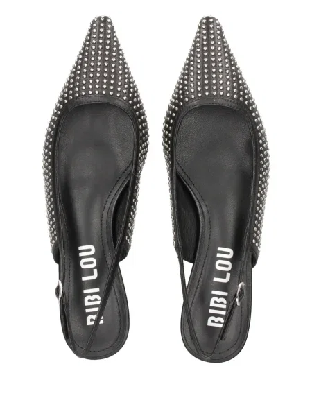 Pantofi cu toc Bibi Lou cu tepi slingback negru