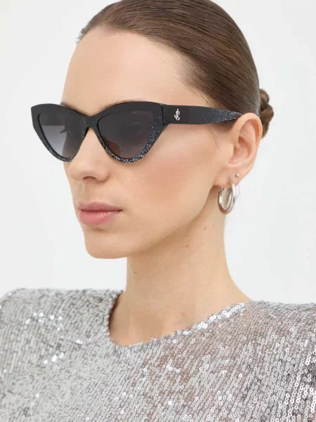 Jimmy Choo ochelari de soare femei negru