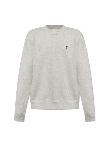 Bluza Ami Paris z logo szara