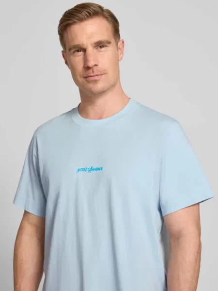 Oversize’owy T-shirt z czystej bawełny model ELIAS' Selected Homme