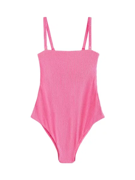 Next Costum de baie întreg deschis roz