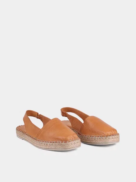 Шкіряні Еспадрильї Attizzare коричневий