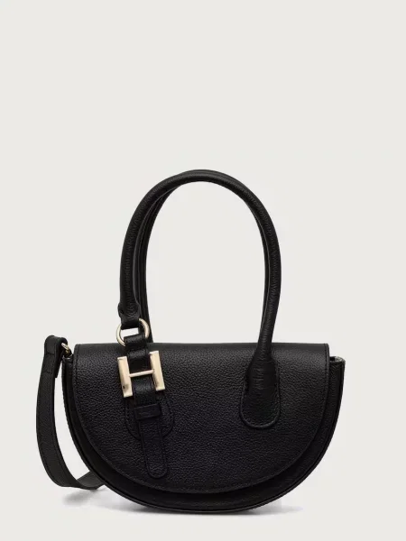 Silvian Heach geantă crossbody pentru femei din piele SPAGNOLI negru